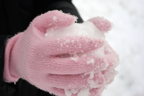 Winter Pink Gloves