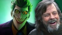 Joker in MultiVersus and Mark Hamill as Luke Skywalker