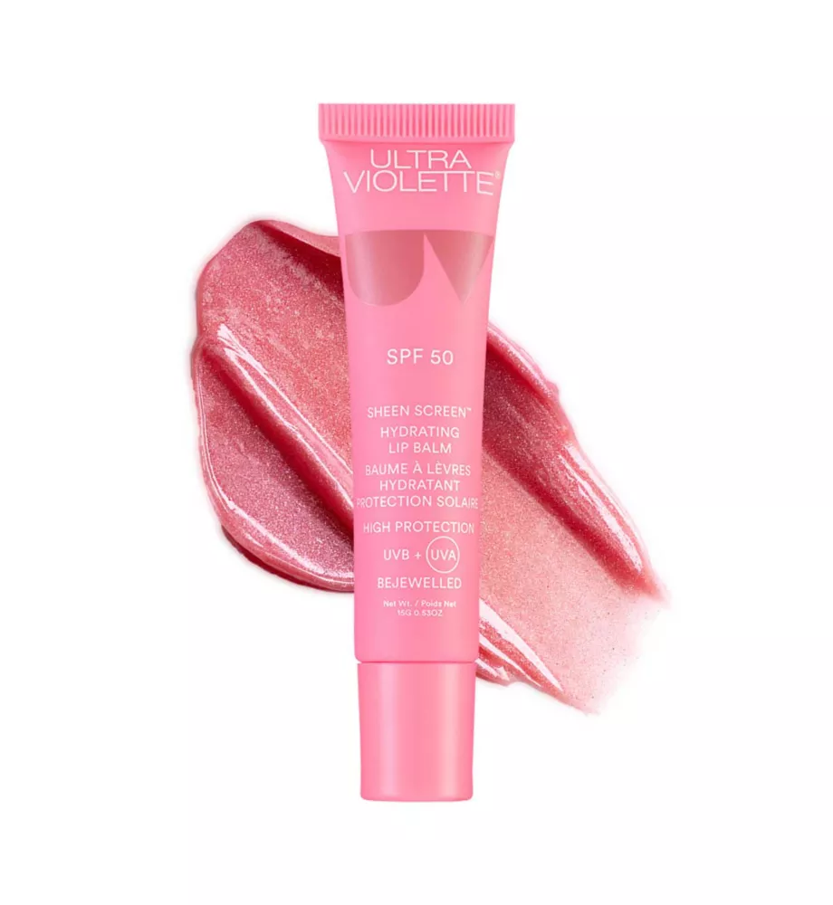Ultra Violette Sheen Screen Spf 50 Hydrating Lip Balm Bejewelled 15g