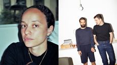 Left: Grace Wales Bonner. Right: Formafantasma