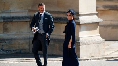 12 of Victoria and David Beckham's best couple looks ever, from those 90s  Gucci biker 'fits to Dior Homme and Posh's label at Harry and Meghan's  wedding, to matching suits at the