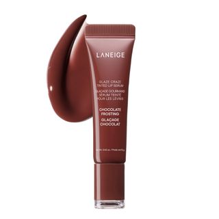 LANEIGE, Glaze Craze Tinted Polypeptide Lip Serum in Chocolate Frosting