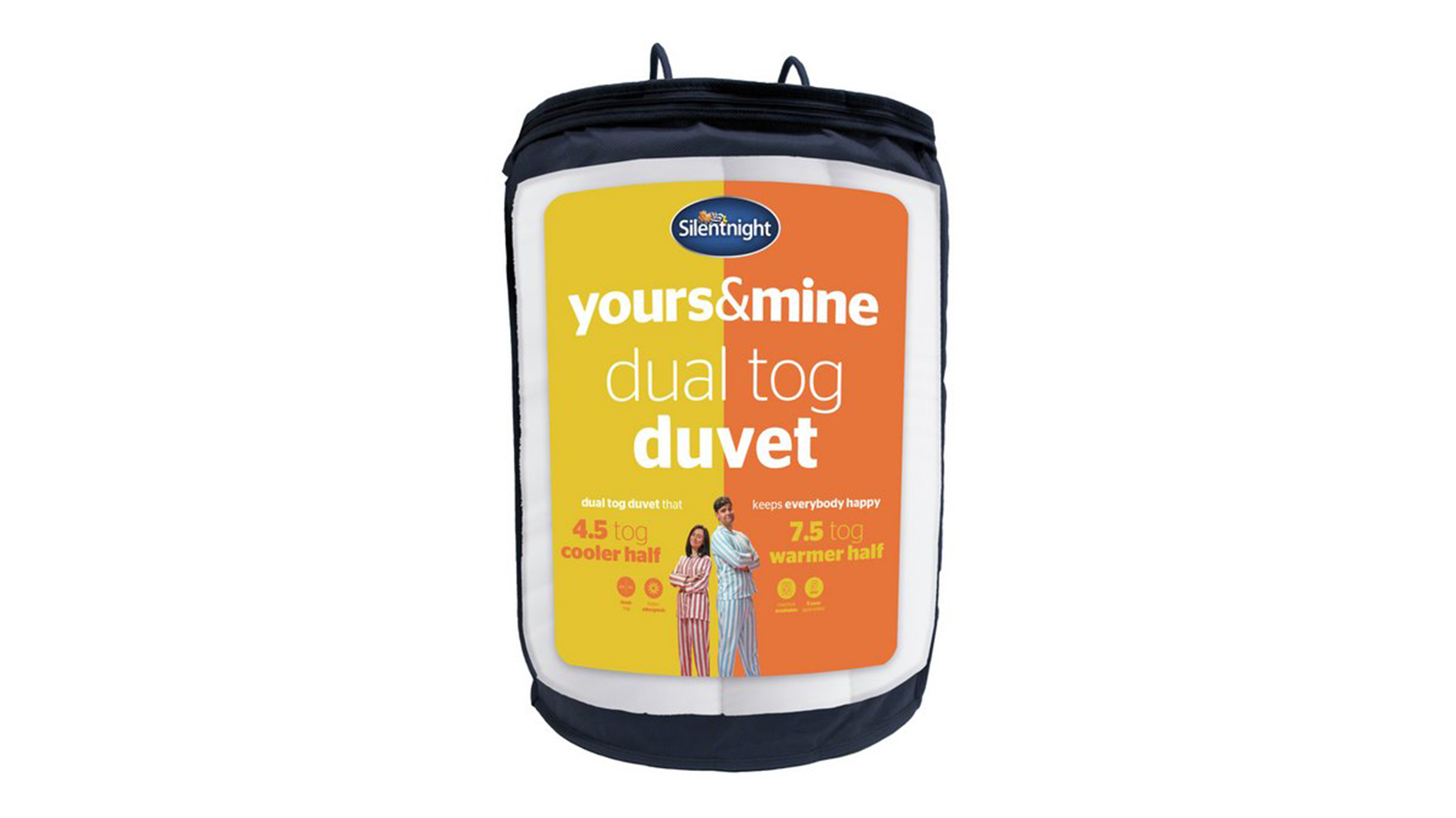 Best duvets: The Silentnight Yours and Mine 4.5/ 7.5 Tog Duvet