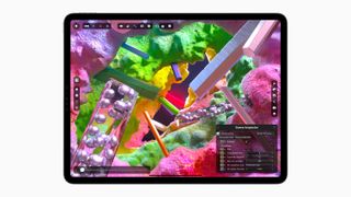 Apple iPad Pro 2022 with apps in use