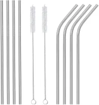 Ouway stainless steel straws bent and straight
