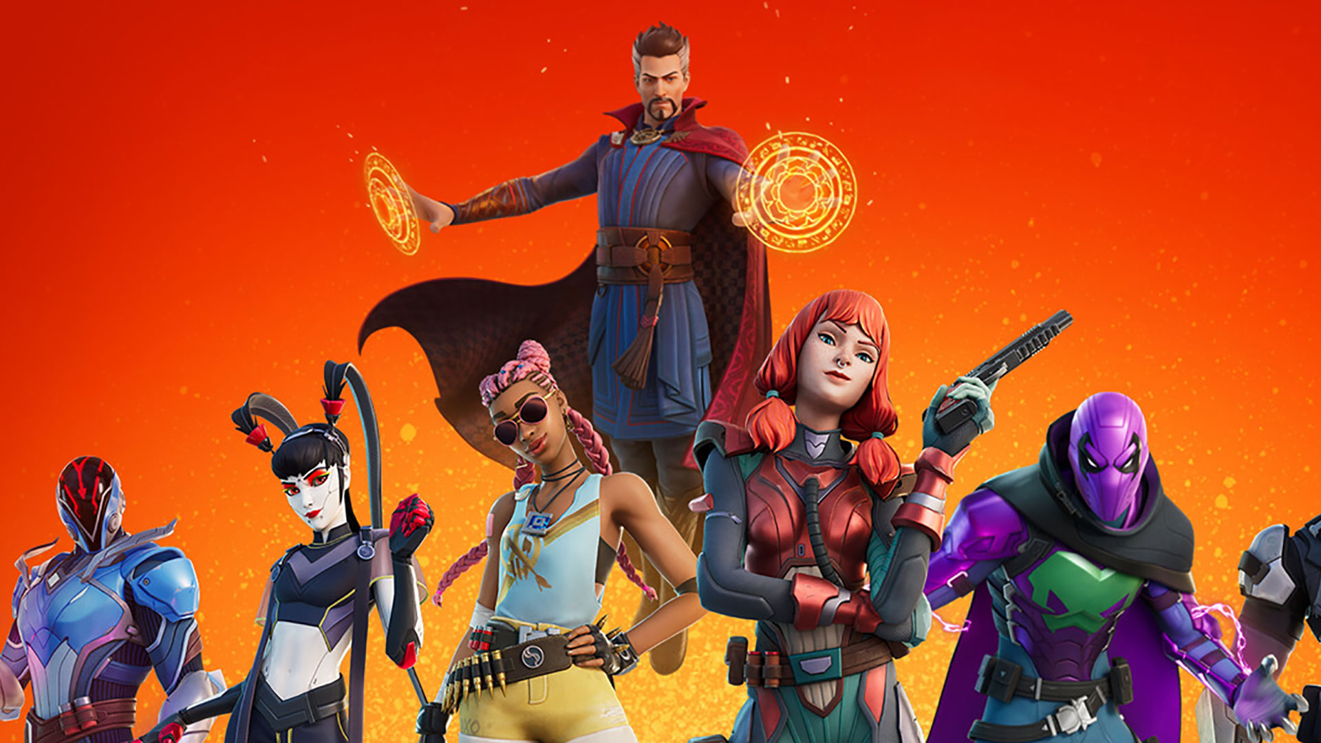 the character line-up for Fortnite Season 2