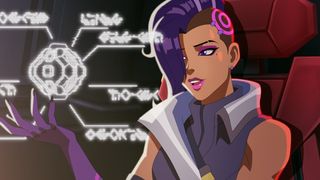 Sombra looking at data