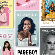 a collage of the best celebrity memoir book covers