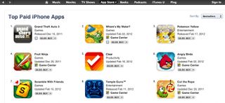 Can you spot the copy cat and rip-off apps in the top chart?