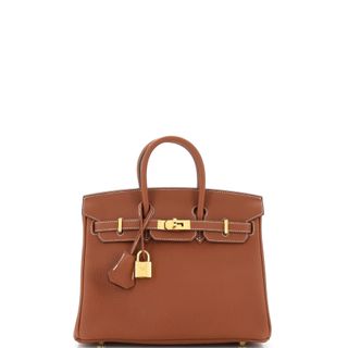 Birkin Handbag Sienne Togo With Gold Hardware 25