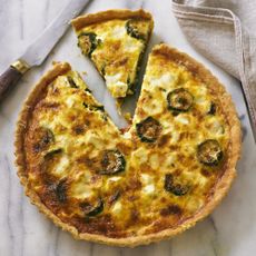 Roasted courgette and tomato tart with goats cheese recipe-recipe ideas-new recipes-woman and home