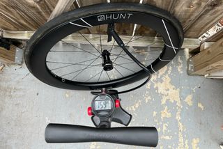 Seating a tubeless road tire with a hand pump