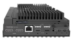 The Lenovo ThinkEdge SE100 on a white background