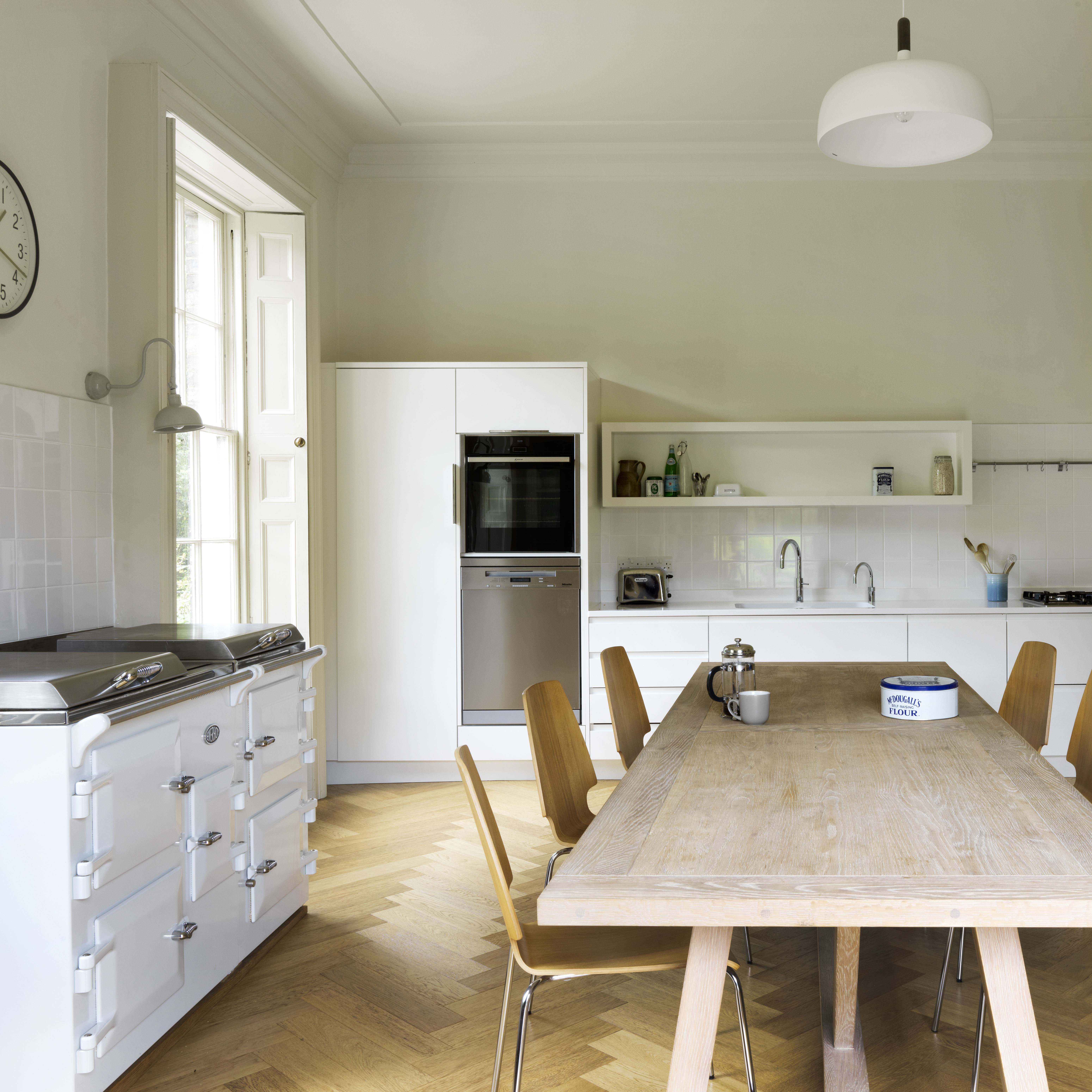 Finalists in the Historic Houses Kitchen Award 2019. Architect Francis Terry and his kitchen in Dedham House, Essex. Photograph: Simon Brown/Country Life