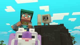 Image of Minecraft Legends and upcoming content updates.