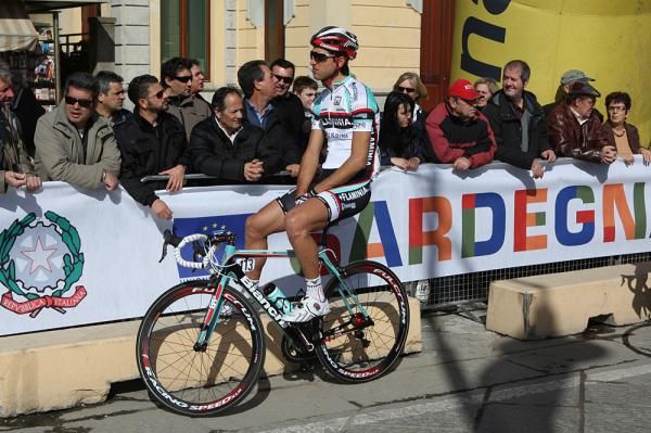 Enrico Rossi collects himself before the start.