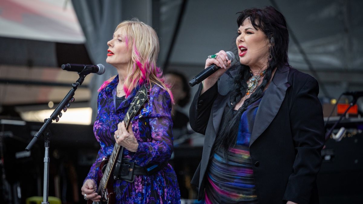Nancy and Ann Wilson of Heart performing in 2024
