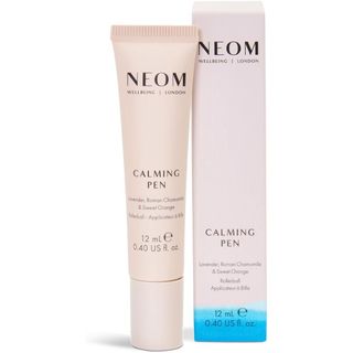 Neom Calming Pen, 12ml | Lavender, Chamomile & Orange Aromatherapy Pulse Point Roller Ball | De-Stress on the Go | 100% Natural Essential Oils | Vegan