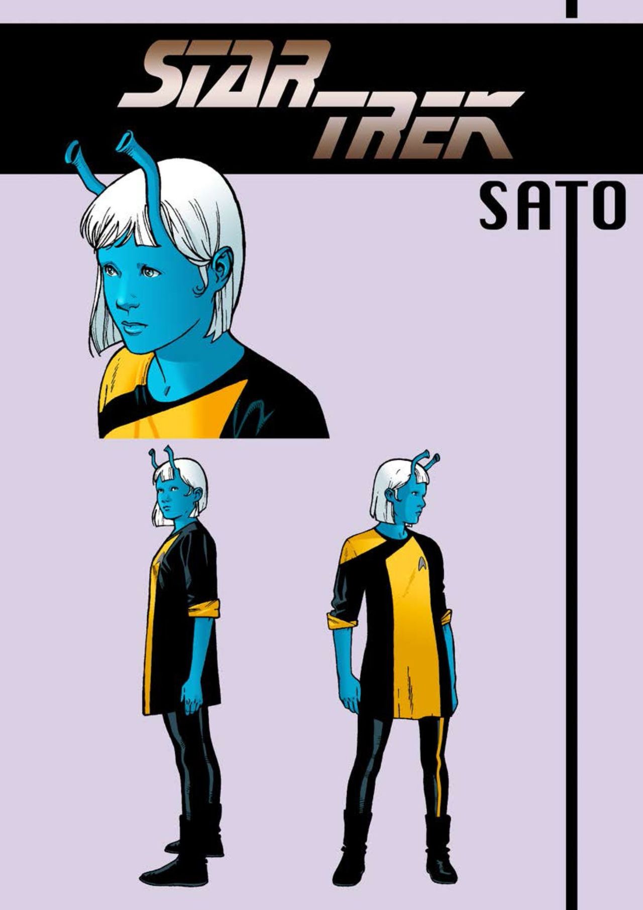 Star Trek #1 - Sato character design