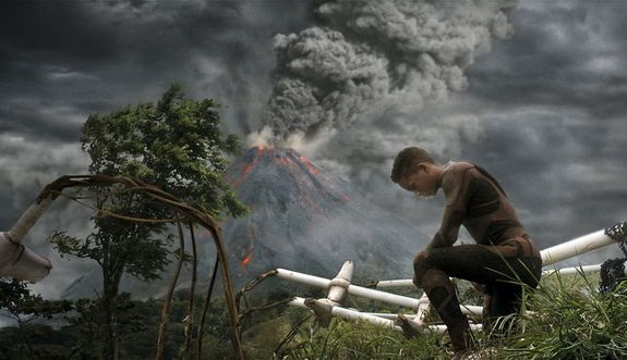 Jaden Smith With Volcano in &quot;After Earth&quot;