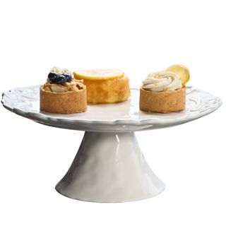 Benedita Bow Ceramic Stoneware Cake Stand