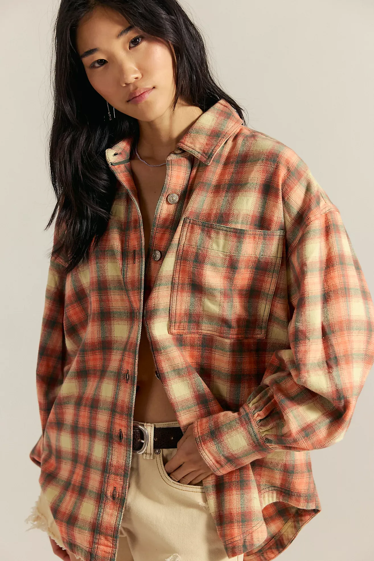 We the Free Ashley Plaid Shirt