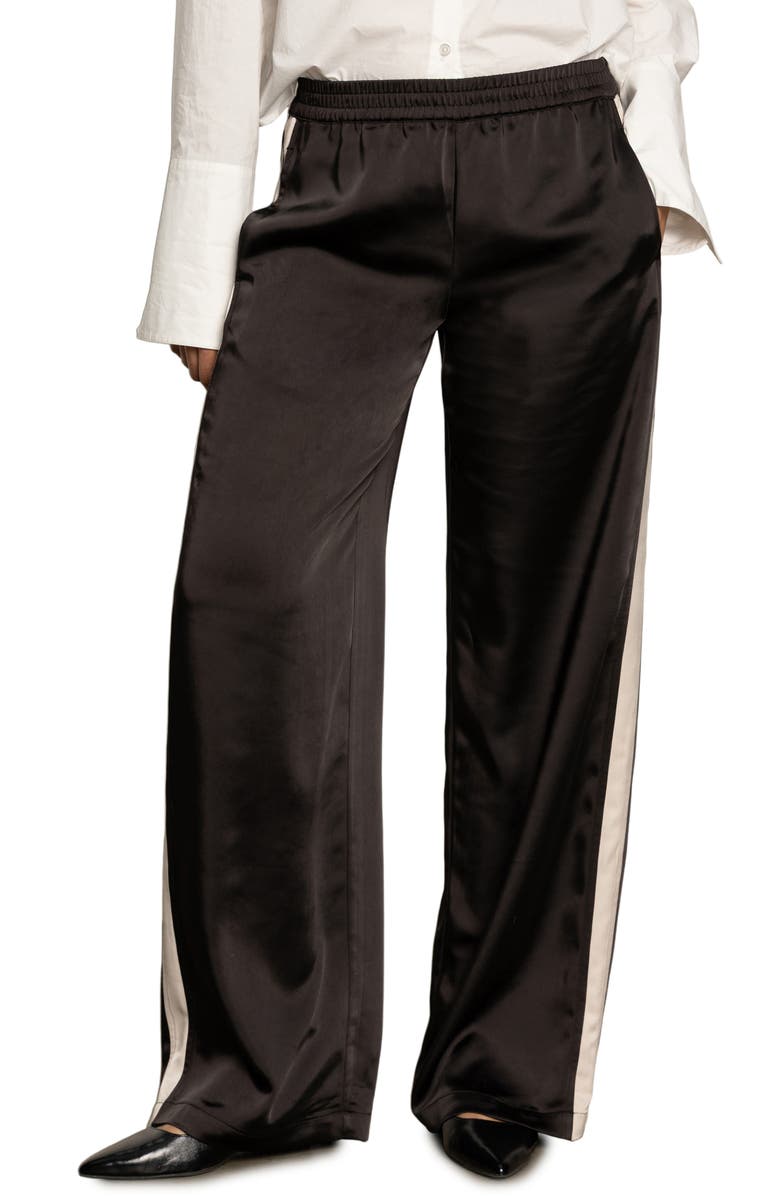 Satin Track Pants
