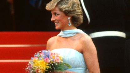 Princess Diana at Cannes in 1987