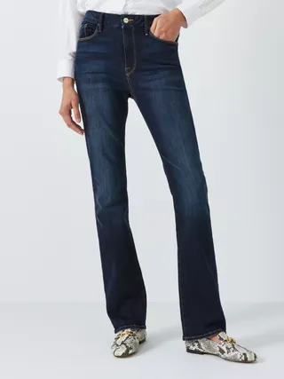 Frame Le Mini Bootcut Jeans, Navy