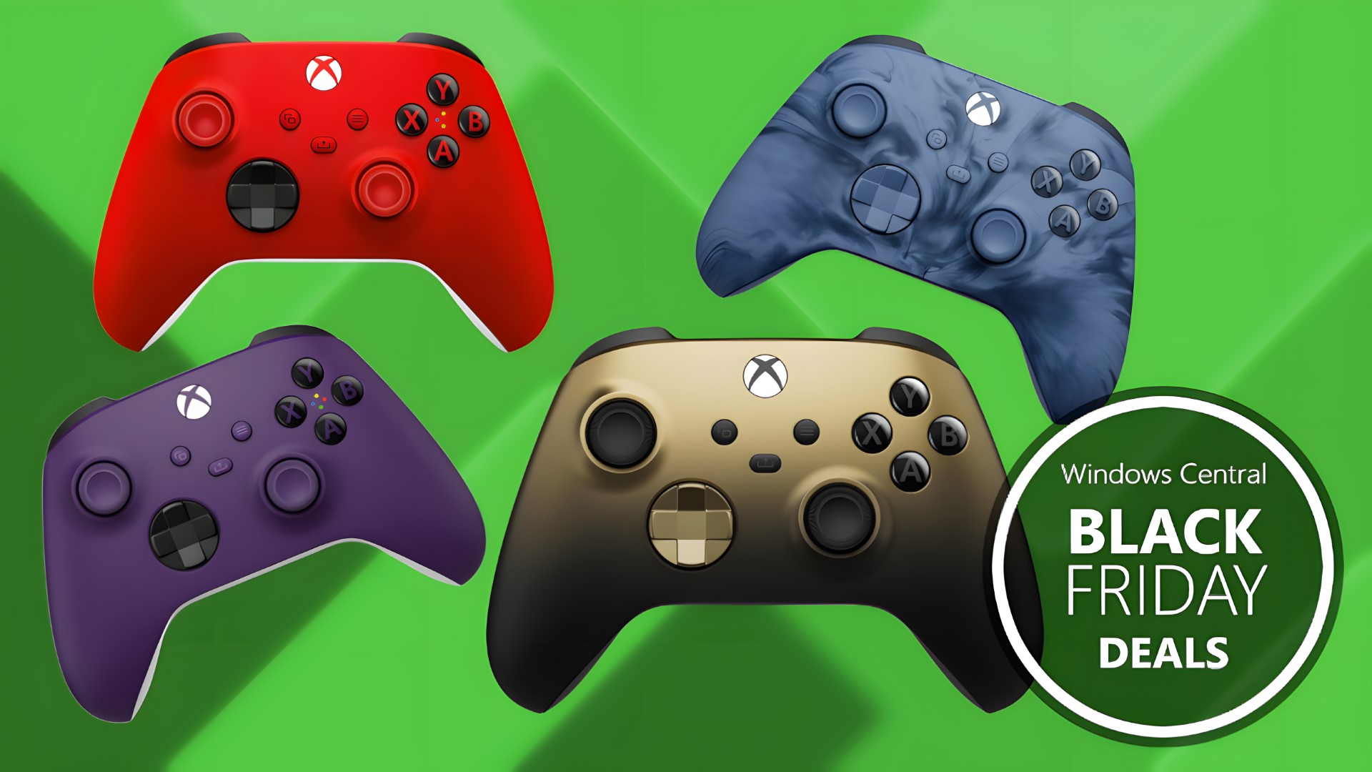 Controller xbox one black hot sale friday