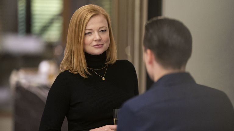 sarah snook as siobhan shiv roy in hbo's succession