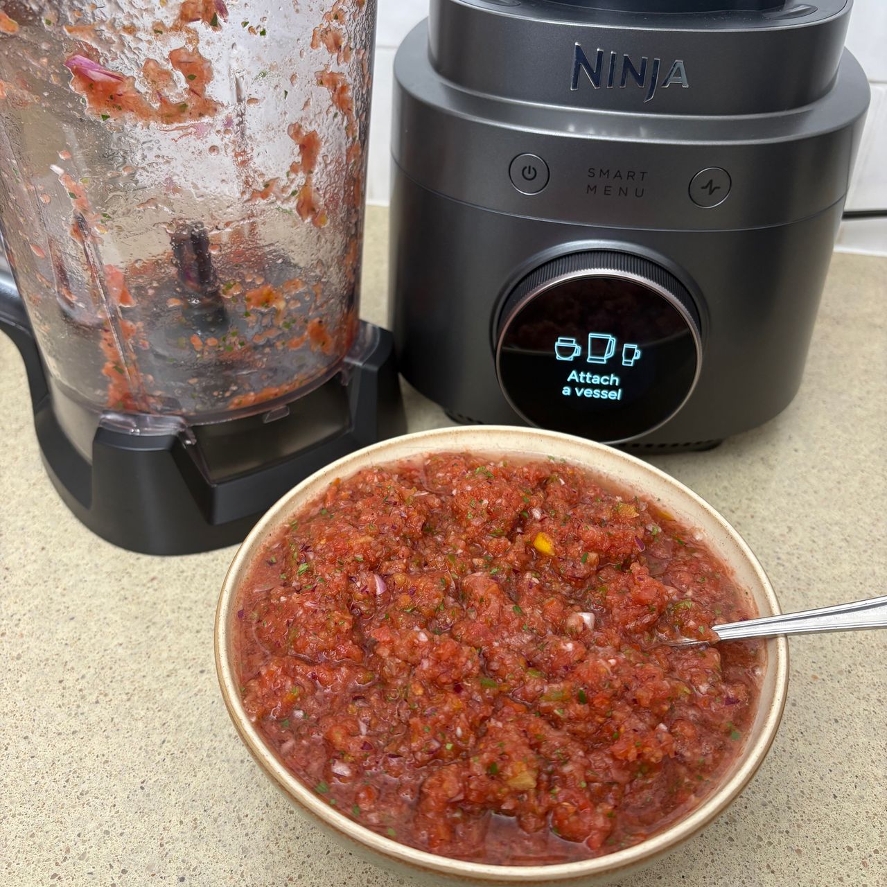 Testing the Ninja CrushBoss Blending System