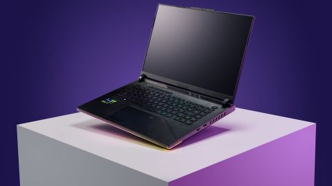 The Asus ROG Strix Scar 16 front view