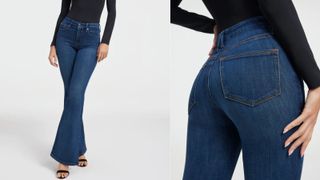 Good American flared jeans