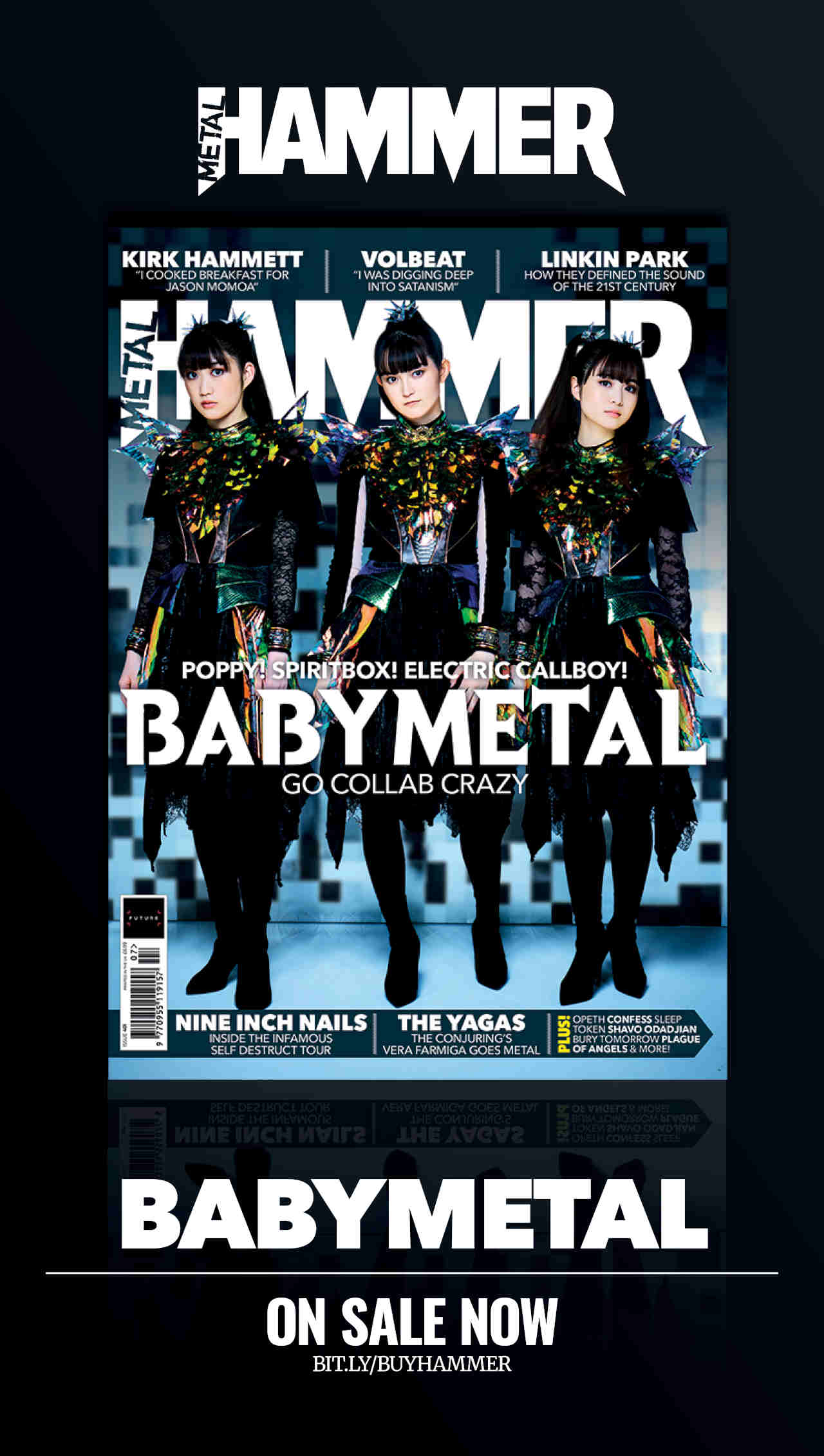 Metal Hammer issue 401 featuring Babymetal