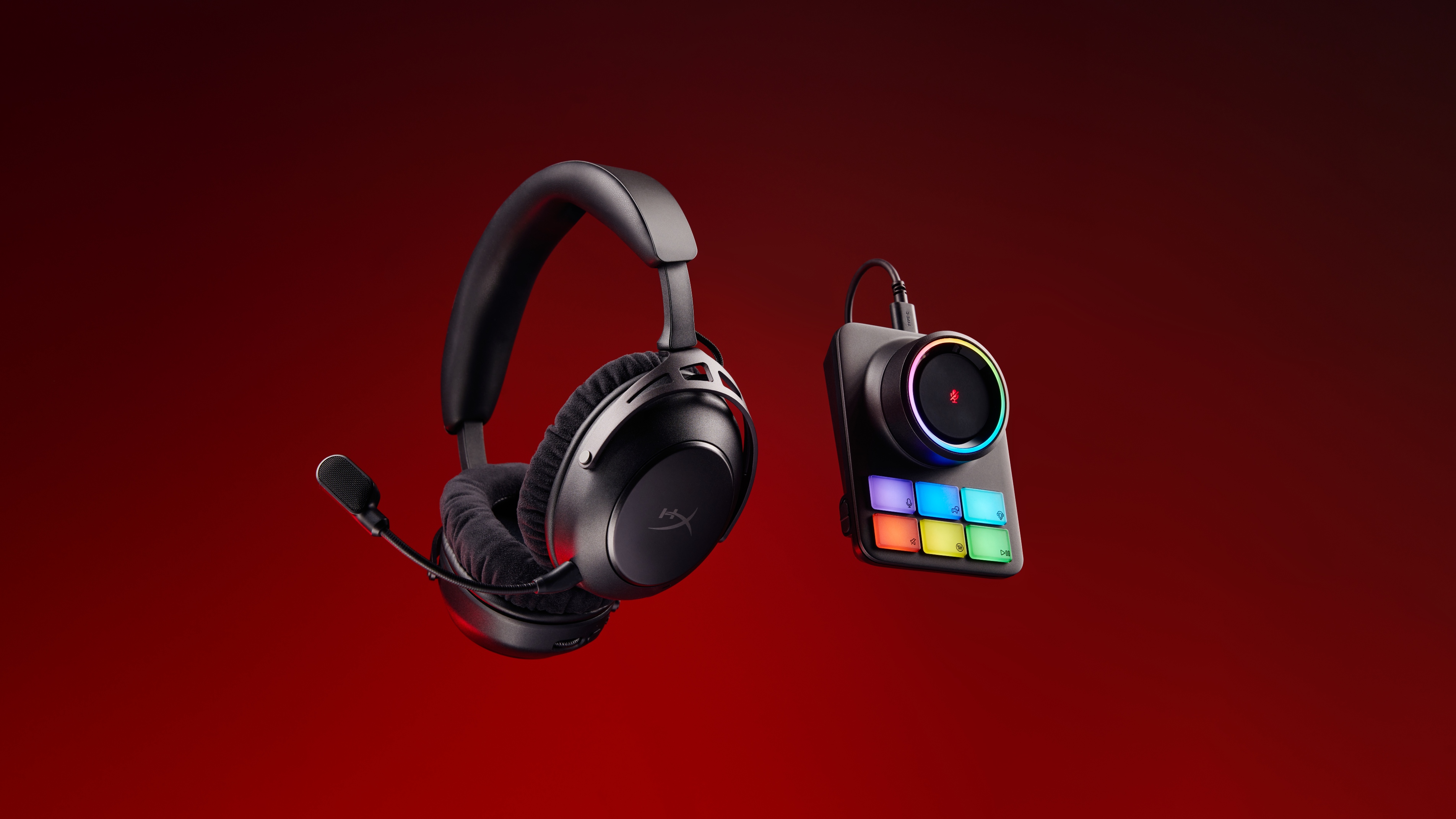 Image of the HyperX Cloud Alpha 2 Wireless gaming headset.