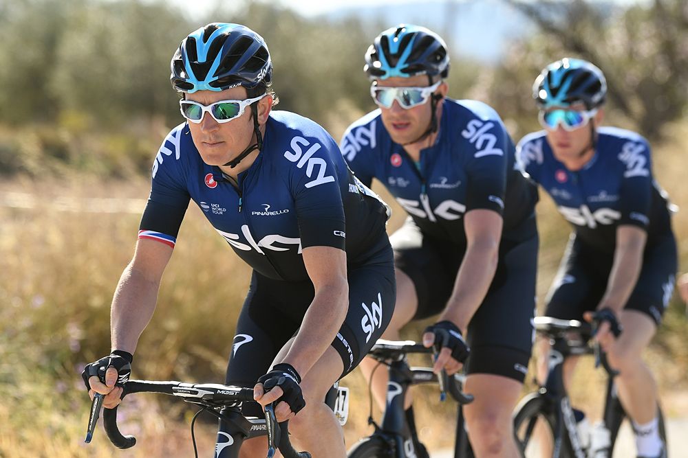 Geraint Thomas and Team Sky at Valenciana