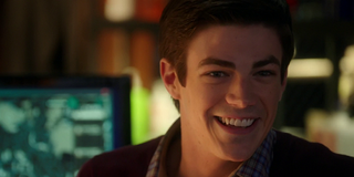 the flash barry smiling
