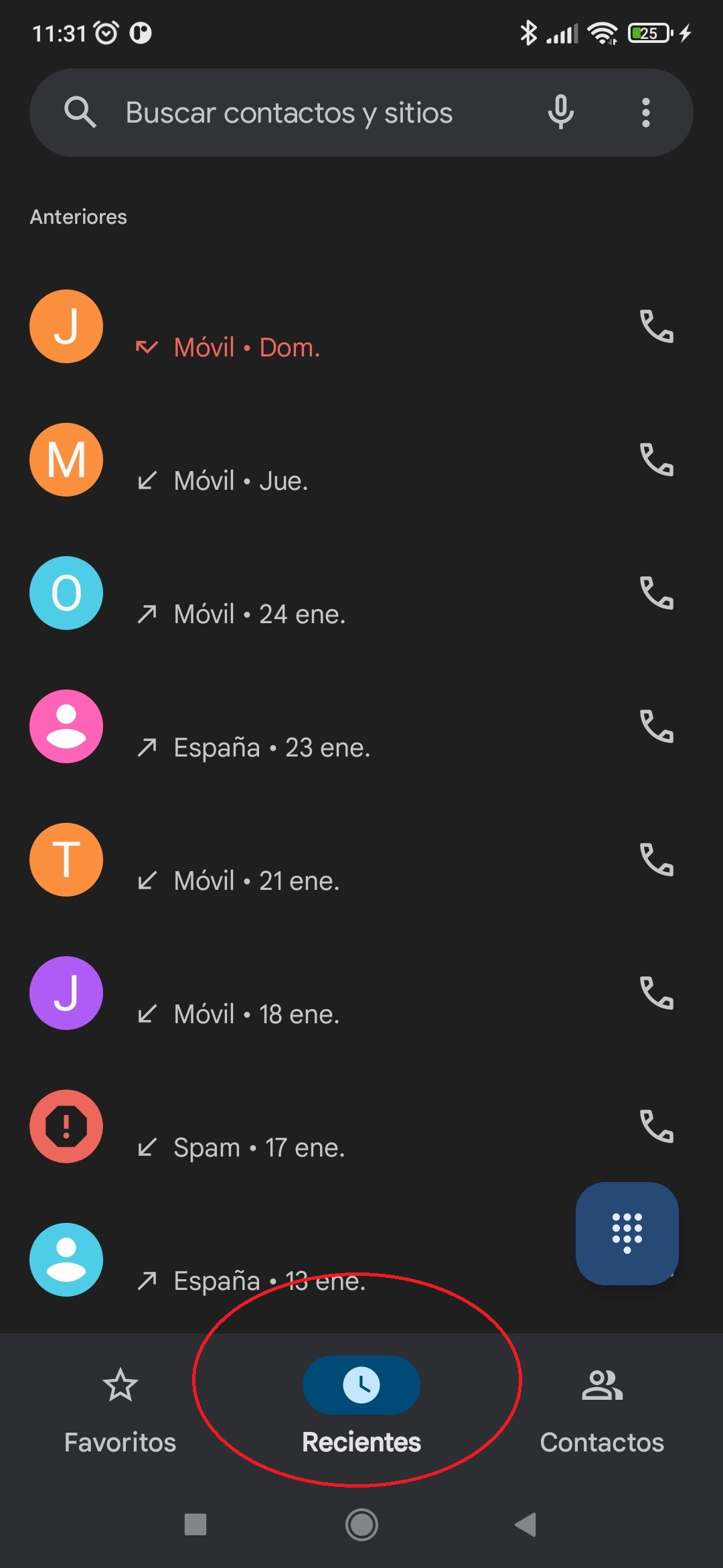 Recientes