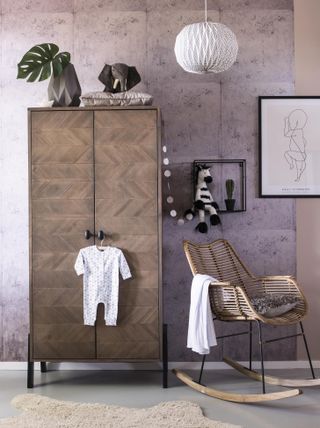 Wardrobe in child's bedroom