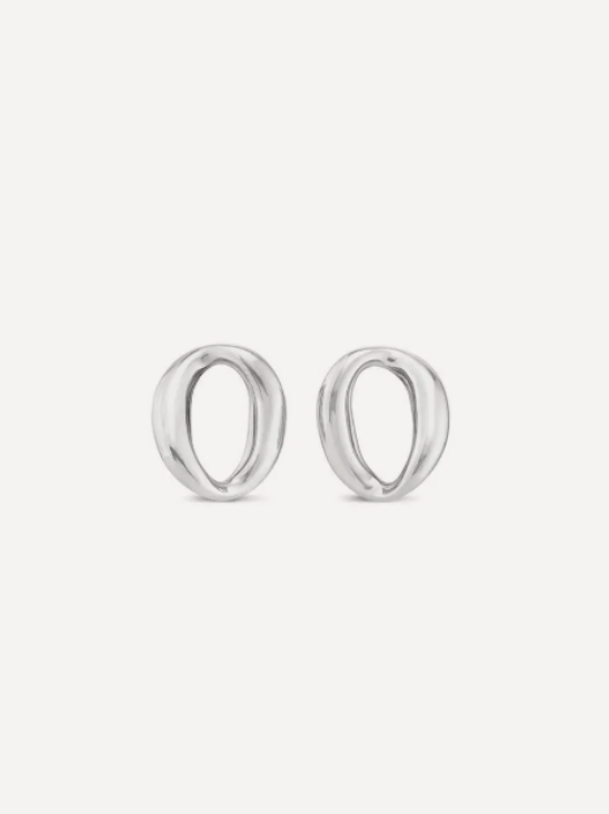 Dinny Hall, Sterling Silver Wave Stud Earrings