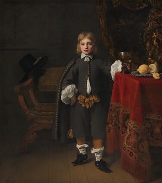 Portrait of a boy by Ferdinand Bol