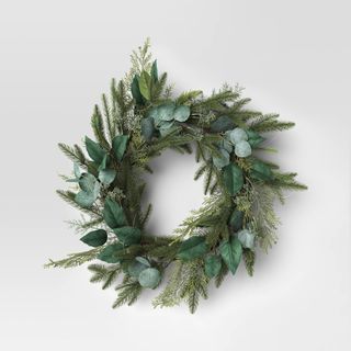 Artificial Christmas wreath from Target