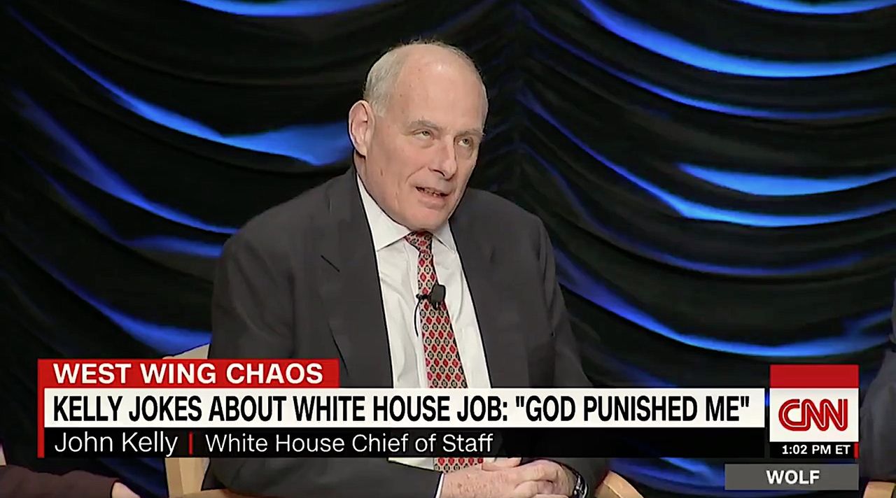 John Kelly &amp;quot;jokes&amp;quot; about working in the White House