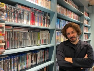 Edgar Wright and (part of) his disc collection