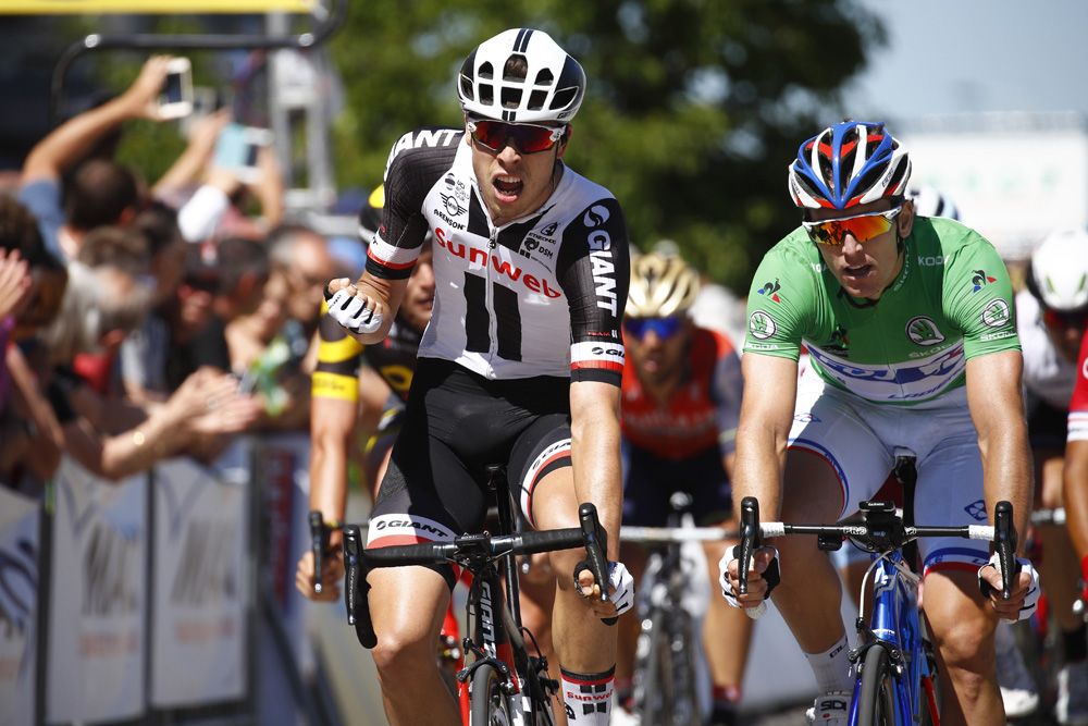 Phil Bauhaus (Team Sunweb) celebrates his win