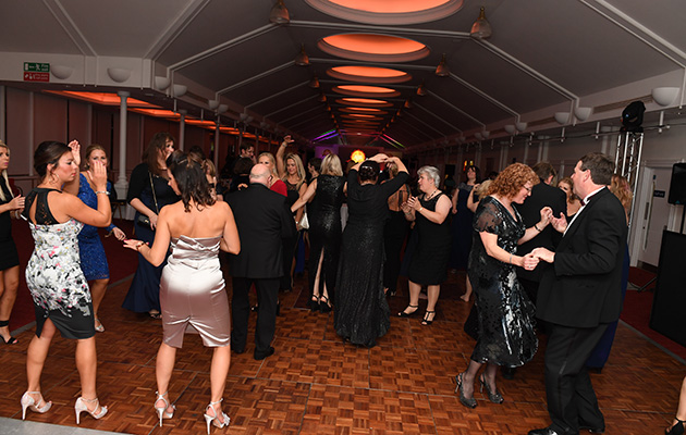 The dance floor in full swing