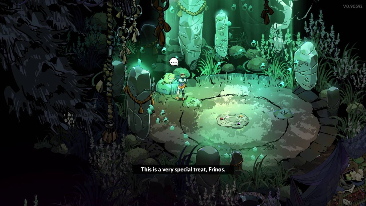 Hades 2 characters Frinos the frog