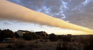 Roll cloud in Texas