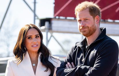 Meghan, Duchess of Sussex and Prince Harry, Duke of Sussex attend day two of the Invictus Games 2020